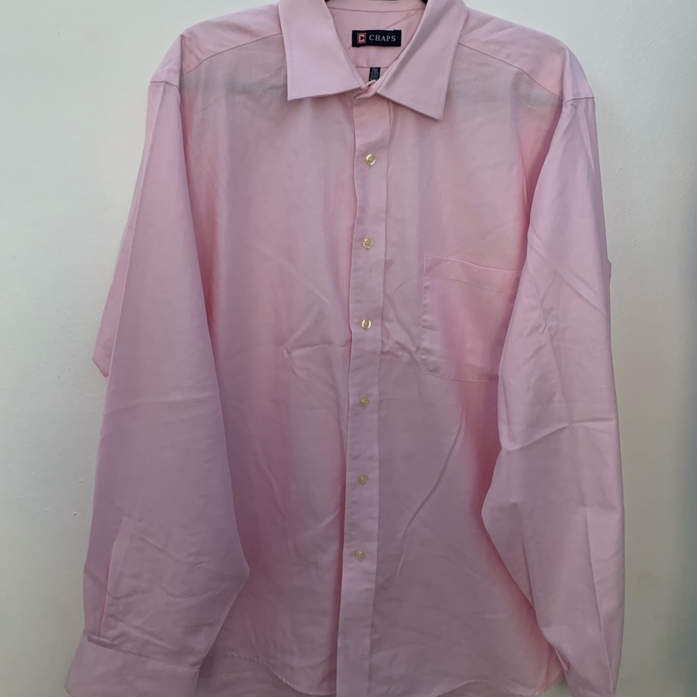 2 Chaps solid color button down - Picture 2 of 2